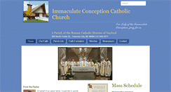 Desktop Screenshot of immaculatetc.org
